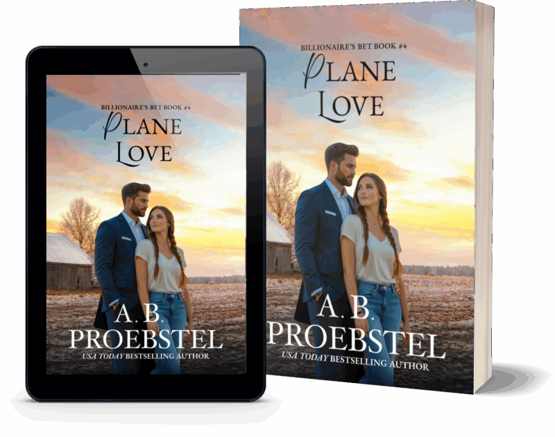 Plane Love: A Sweet Romance (Billionaire’s Bet, Book 4)